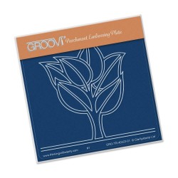 (GRO-TR-40223-01)Groovi Leafy Tree A6 Plate