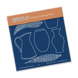 (GRO-FL-40217-01)Groovi Vases A6 Plate