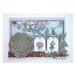 (CR1432)Craftables stencil Herbs & leaves