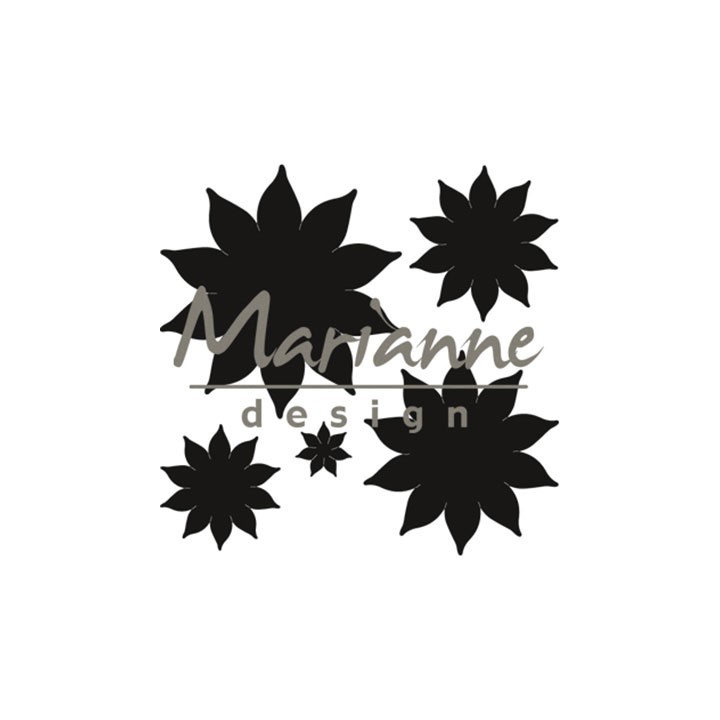 (CR1431)Craftables stencil Succulent (pointed)
