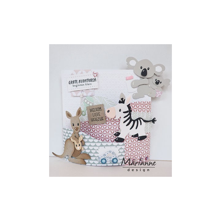 (COL1446)Collectables Eline's Eline's kangaroo & baby