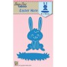 (SDB027)Nellie's Shape Dies blue Easter Hare