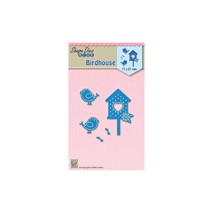 (SDB031)Nellie's Shape Dies blue Fall in Love