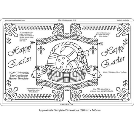 (TP7161EC)PCA® EasyCut Easter Basket