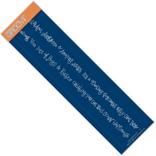 (GRO-WO-40891-09)Groovi Border Plate MINI WORD CHAINS:NEW ARRIVALS & GOOD NEWS SENTIMENTS