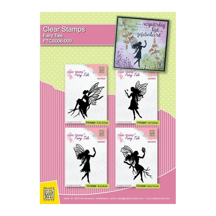 (FTCS006)Nellie's Choice Clear Stamp Fairy Tale-6