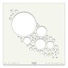 (STE-PA-00224-77)Claritystamp Art Stencil 7x7 Inch Jo's Bubbles