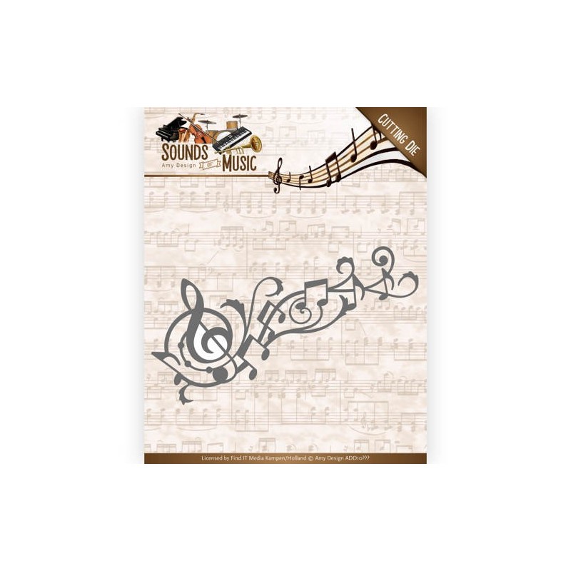 (ADD10136)Dies - Amy Design - Sounds of Music - Music Swirl