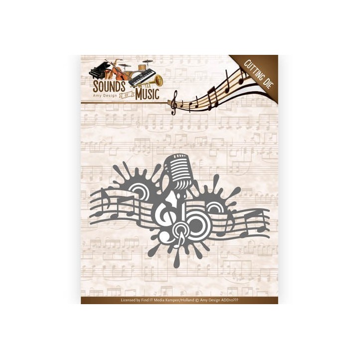 (ADD10137)Dies - Amy Design - Sounds of Music - Music Border