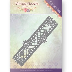 (JAD10033)Dies - Jeanine's Art - Vintage Flowers - Floral Border