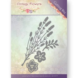 (JAD10037)Dies - Jeanine's Art - Vintage Flowers - Vintage Foliage
