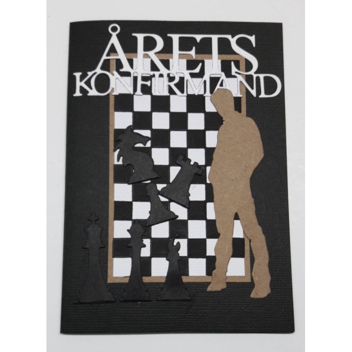 (BLD1049)By Lene Cutting & Embossing Die Chessboard