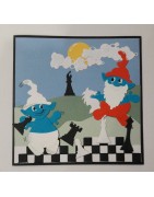 (BLD1049)By Lene Cutting & Embossing Die Chessboard