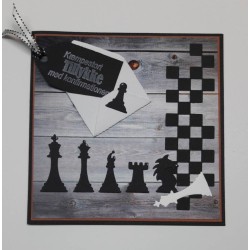 (BLD1049)By Lene Cutting & Embossing Die Chessboard