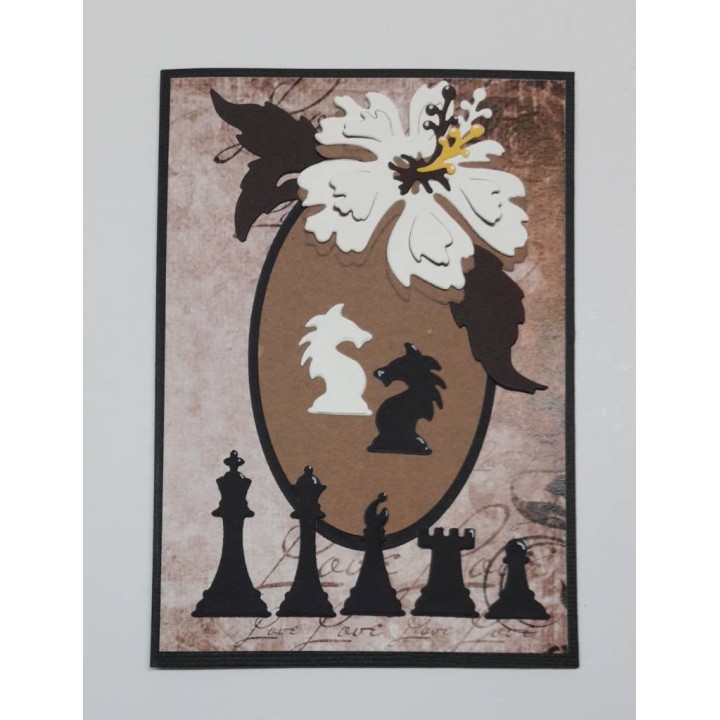 (BLD1050)By Lene Cutting & Embossing Die Chess