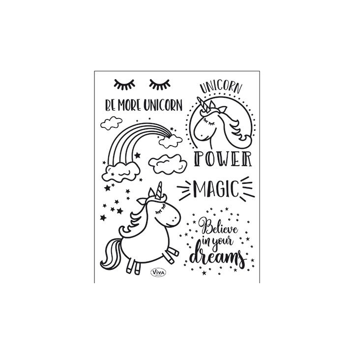 (4003 165 00)Clear Stamps - Unicorn Power