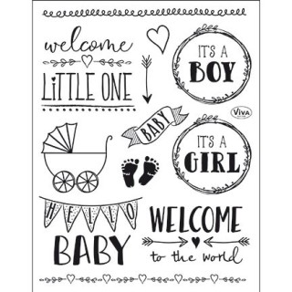 (4003 166 00)Clear Stamps - Hello Baby