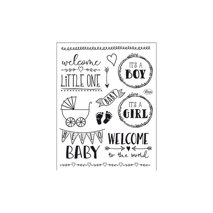 (4003 166 00)Clear Stamps - Hello Baby