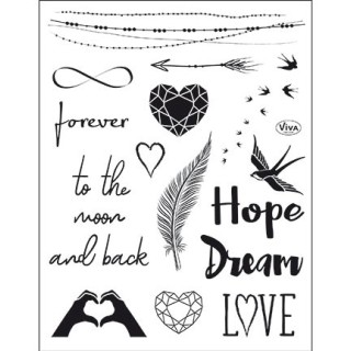 (4003 167 00)Clear Stamps - Forever