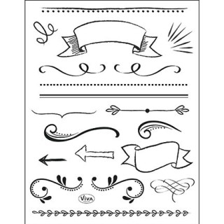 (4003 170 00)Clear Stamps - Lettering Elemente