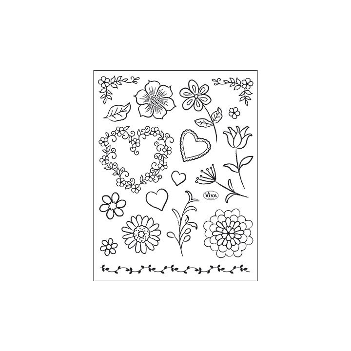 (4003 173 00)Clear Stamps - Geblümtes