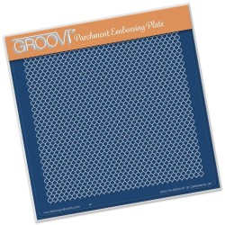 (GRO-PA-40064-03)Groovi Plate A5 LACE NETTING