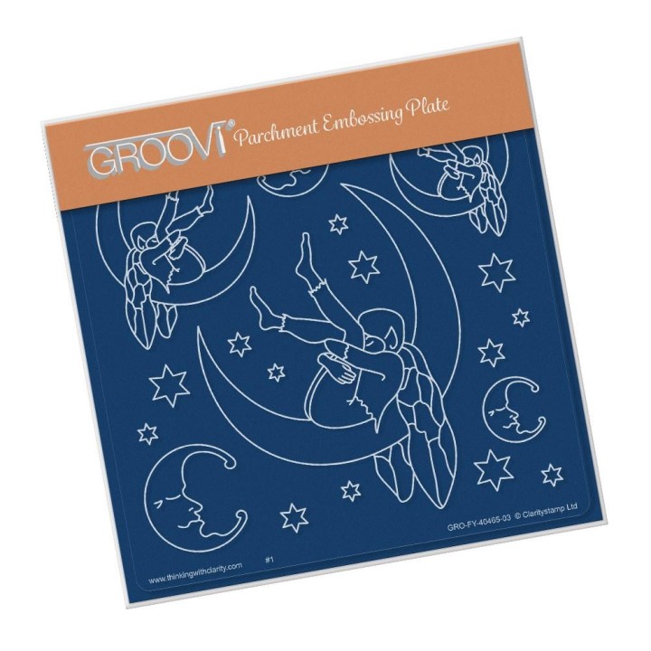 (GRO-FY-40465-03)Groovi Plate A5 MOONFAIRY
