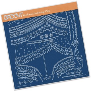 (GRO-LW-40367-15)Groovi Plate A4 OOOH-LA-LA KNICKERS