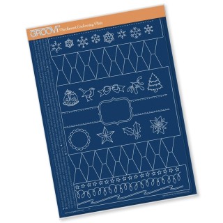 (GRO-TE-40436-16)Groovi plate A4 CHRISTMAS CRACKER