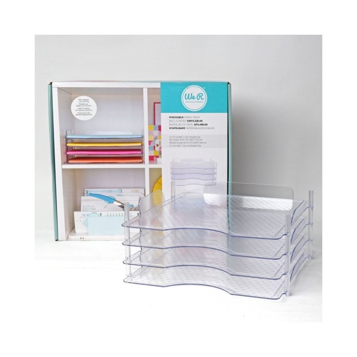 (660476)We R Memory Keepers stack trays 4x (30.5 X 33.2 cm)