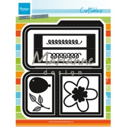 (CR1433)Craftables stencil Card box