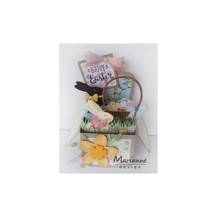 (LR0520)Creatables stencil Basket
