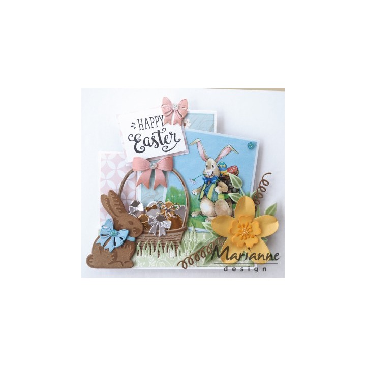 (CS1000)Clear stamp Happy Easter UK