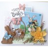 (CS1000)Clear stamp Happy Easter UK