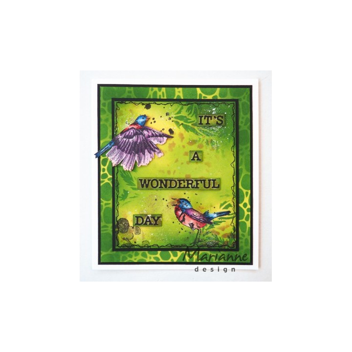(MM1618)Stamp Tiny's birds 1