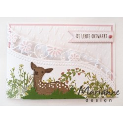 (TC0863)Clear stamp Tiny's border: meadow