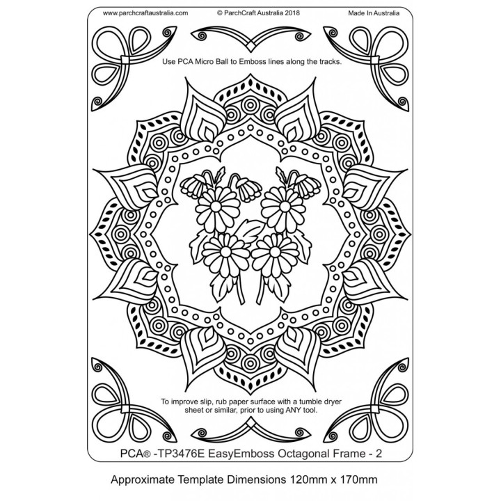 (TP3476E)PCA® EasyEmboss Octagonal Frame -2