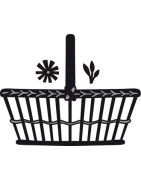 (CR1207)Craftables daisies basket