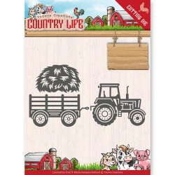 (YCD10124)Dies - Yvonne Creations - Country Life Tractor