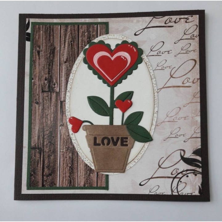 (BLD1051)By Lene Love Flower Cutting & Embossing Die