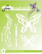 (BLD1058)By Lene Butterflies Cutting Die