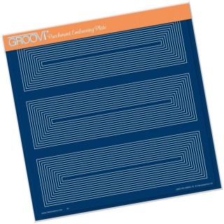 (GRO-PA-40904-15)Groovi Plate A4 FRAMEWORK RECTANGLES
