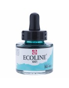 (11256611)Talens Ecoline Liquid Watercolour 30ml 661 Turquoise Green