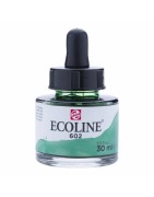 (11256021)Talens Ecoline Liquid Watercolour 30ml 602 Deep Green