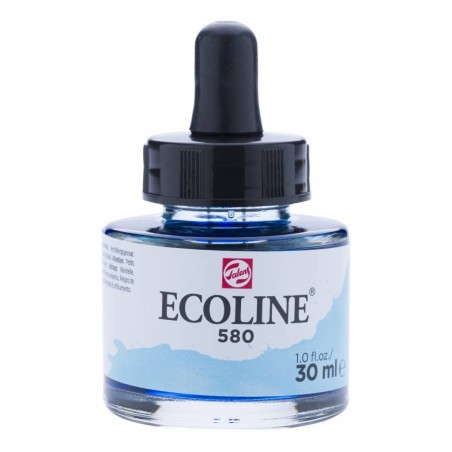 (11255801)Talens Ecoline Liquid Watercolour 30ml 580 Pastel Blue