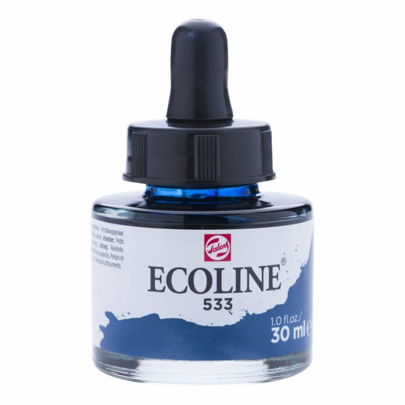 (11255331)Talens Ecoline Liquid Watercolour 30ml 533 Indigo (11255331)Talens Ecoline Liquid Watercolour 30ml 533 Indigo
