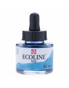 (11255221)Talens Ecoline Liquid Watercolour 30ml 522 Turquoise Blue