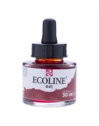 (11254411)Talens Ecoline Liquid Watercolour 30ml 441 Mahogany