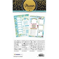 (STAMPPJ01)Studio light Stamps Planner Journal nr.01