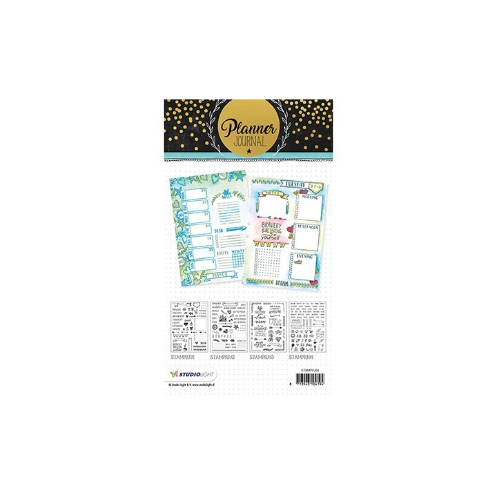 (STAMPPJ04)Studio light Stamps Planner Journal nr.04